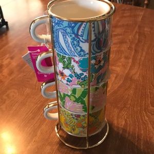 Lilly Pulitzer Coffe cups